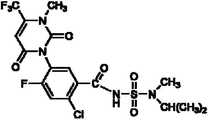 Weeding composition containing saflufenacil and tembotrione
