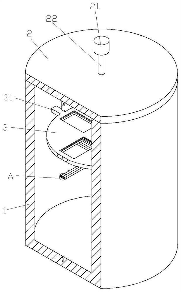 Electrolytic manganese metal slurrying device