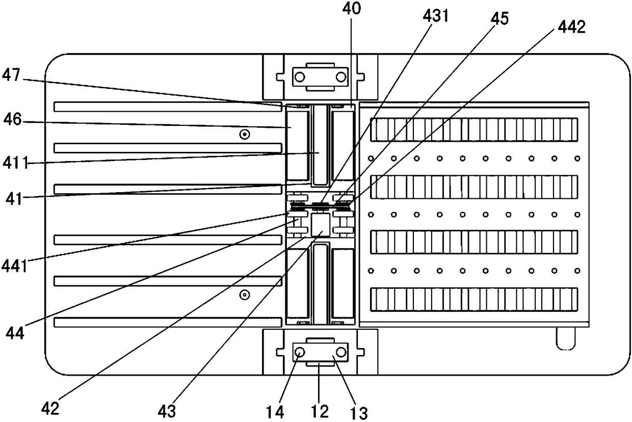 Paperboard groove punching mechanism