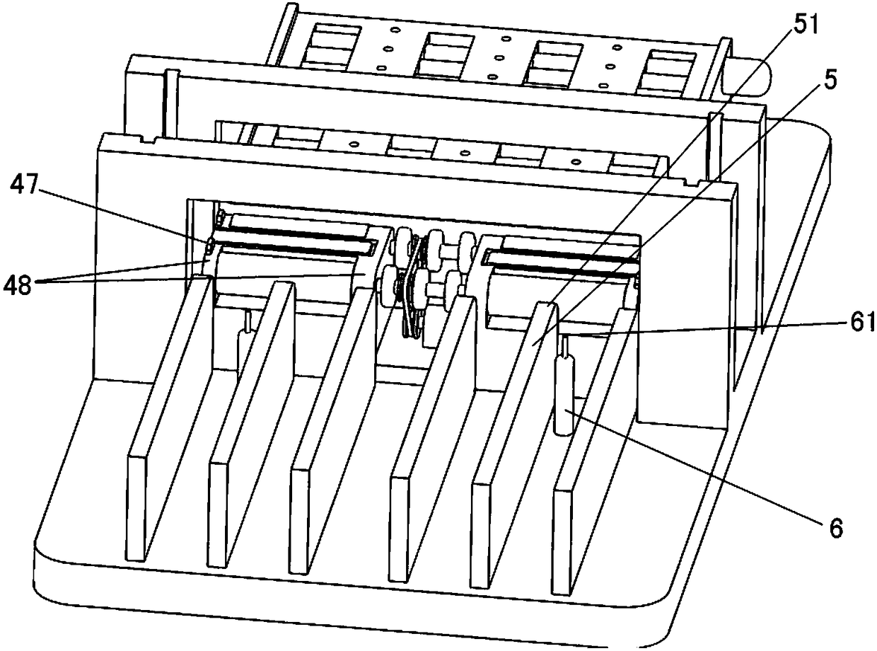 Paperboard groove punching mechanism