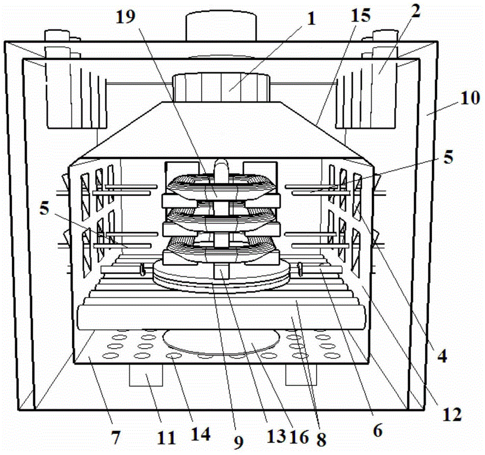 Amorphous alloy three-dimensional roll-core annealing furnace and annealing method
