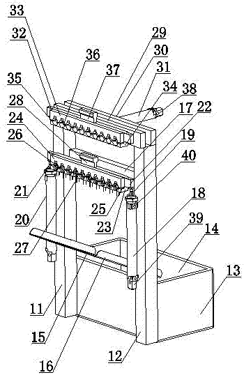 Wire drawing device for detecting tensile performance of electric heating wire