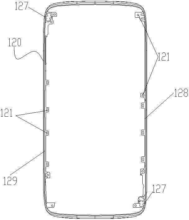A mobile phone metal parts assembly structure and manufacturing method thereof
