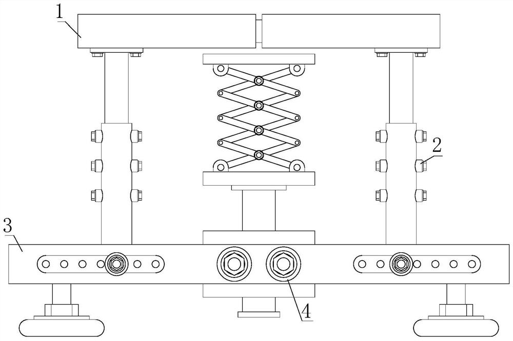 Building platform for outdoor building and indoor decoration