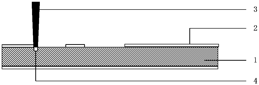 A laser direct machining method for microwave substrate cavity