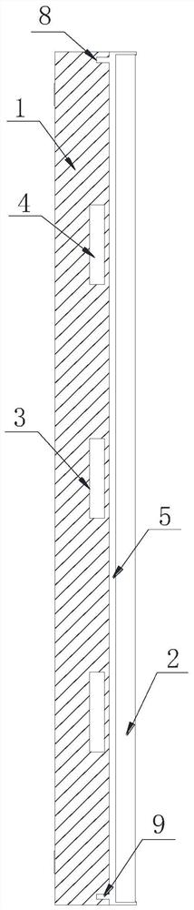 Magnetic type intelligent mirror surface cabinet