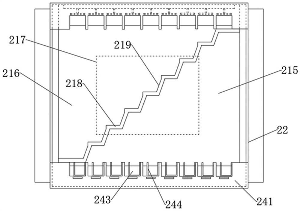 Multi-station insulating rod segmented withstand voltage test device