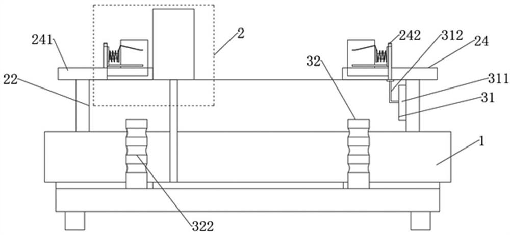 Multi-station insulating rod segmented withstand voltage test device