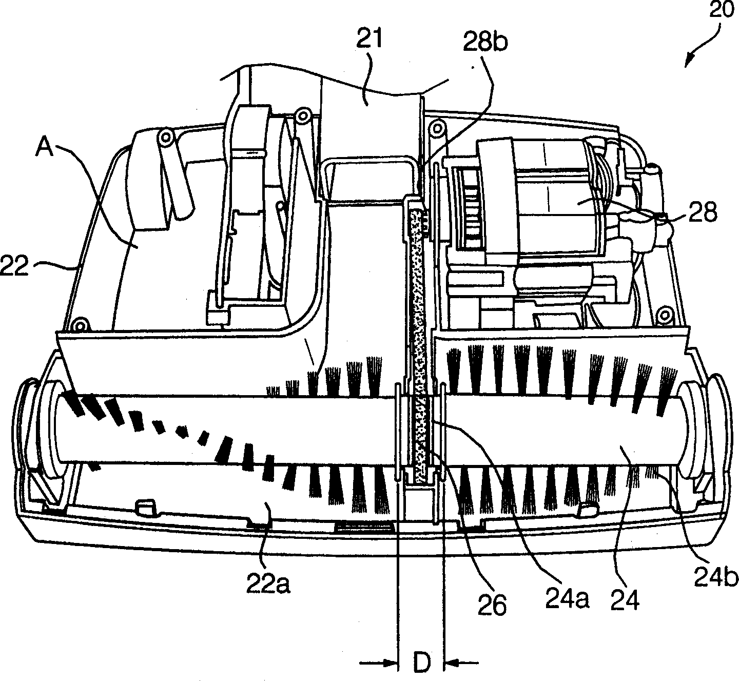 Suction means of dust collector