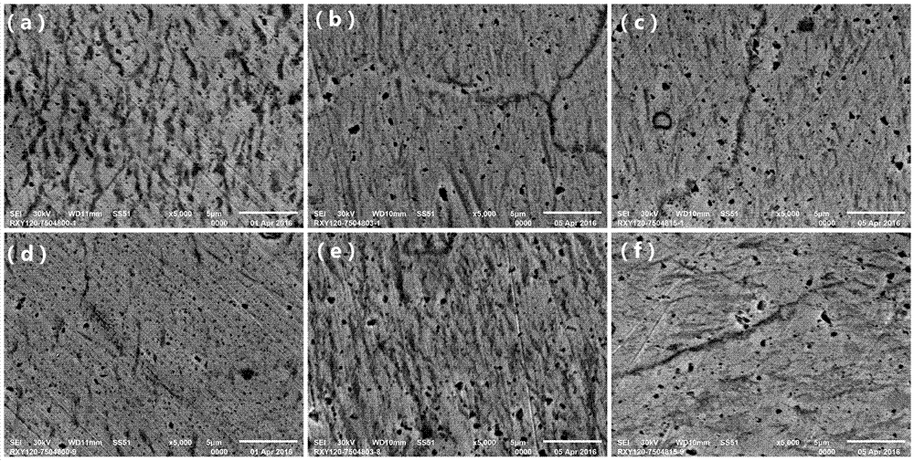 Testing method for internal oxidization at differential pressure of Ag-Sn-In alloy