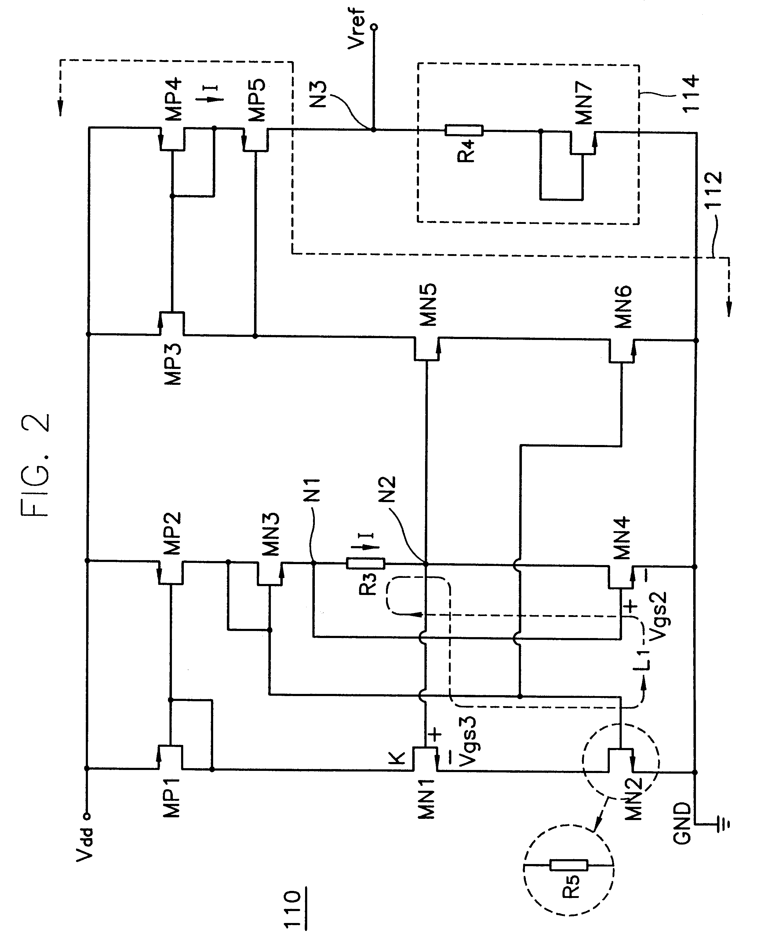 Micropower RC oscillator