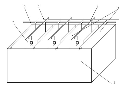 Device for preparing stannous sulfate by electrolysis in mobile cathode chamber