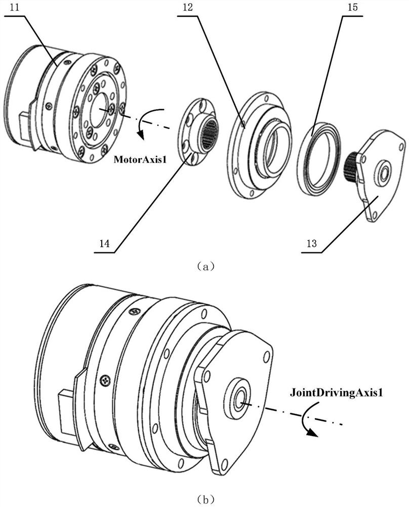 High-dynamic quadruped robot based on all-joint driving coaxial leg structure module