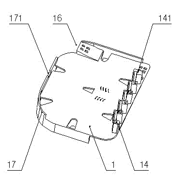 Optical fiber junction terminating device