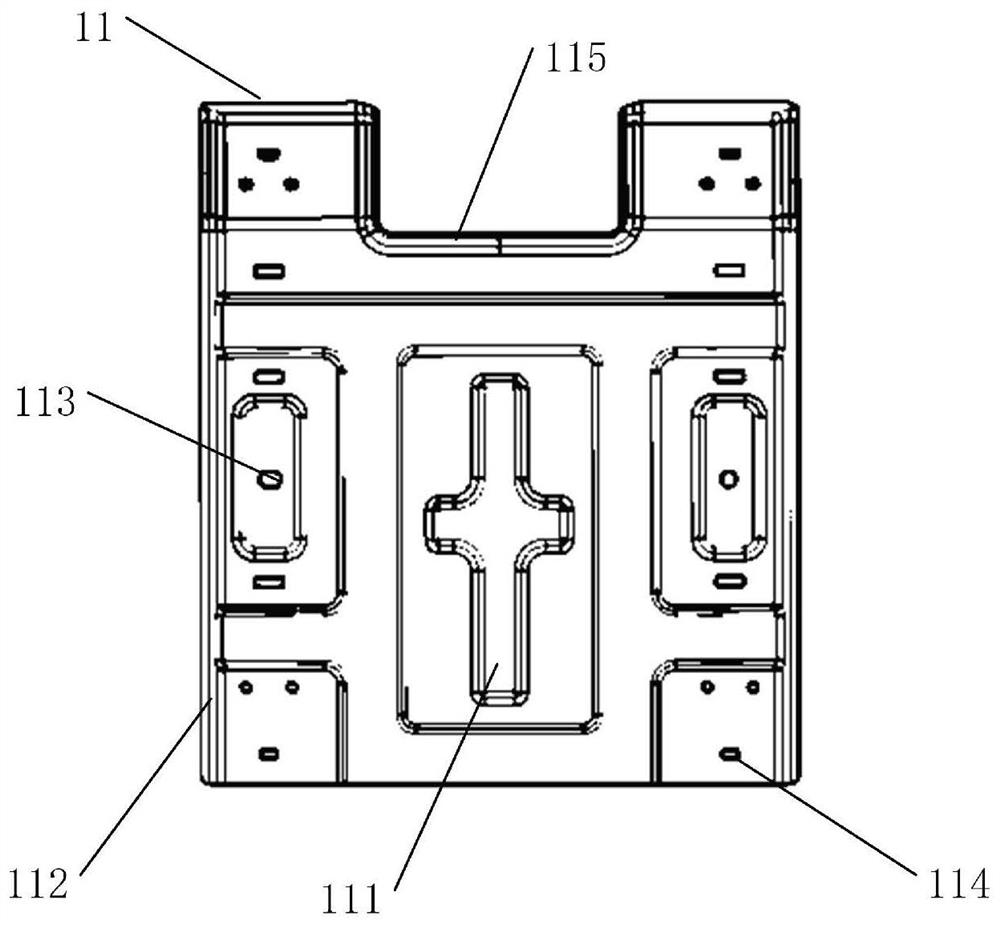 Automobile coat and hat plate assembly and automobile