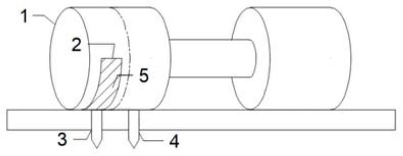 A kind of rubber roller for Siro fancy yarn and its production method