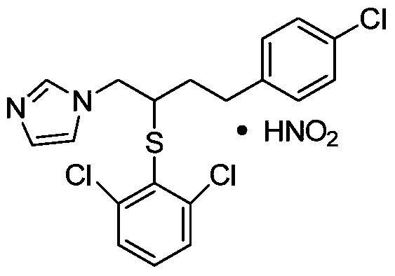 A kind of method of industrialized production butoconazole nitrate