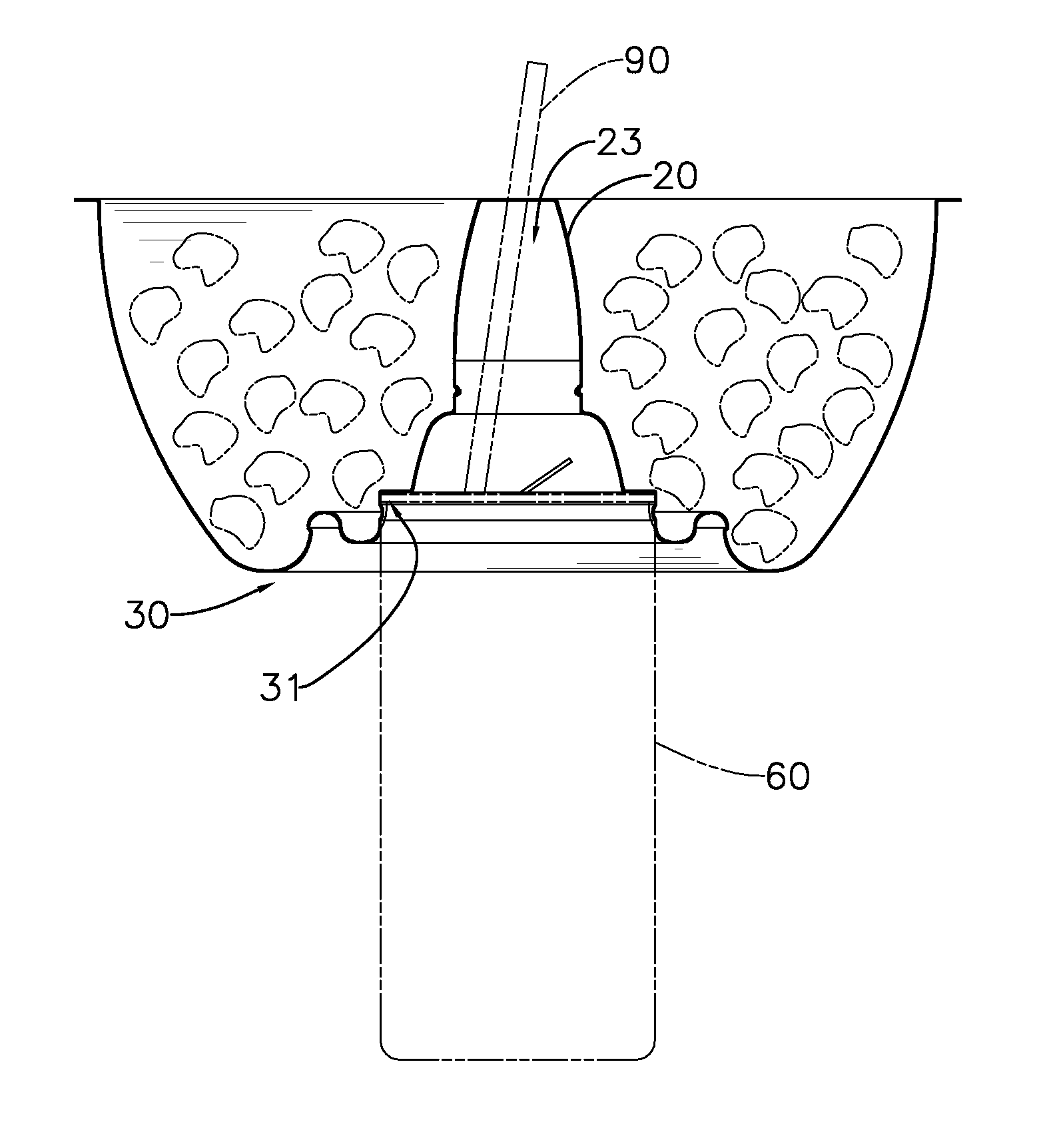 Cap container