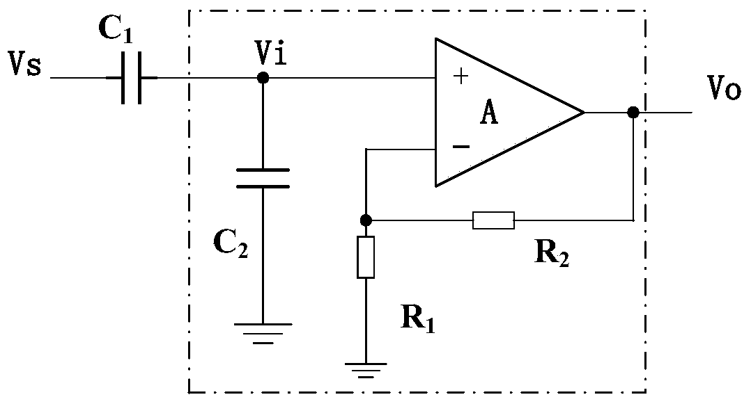 A non-contact sensor circuit