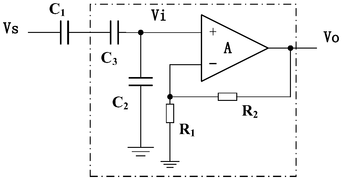 A non-contact sensor circuit