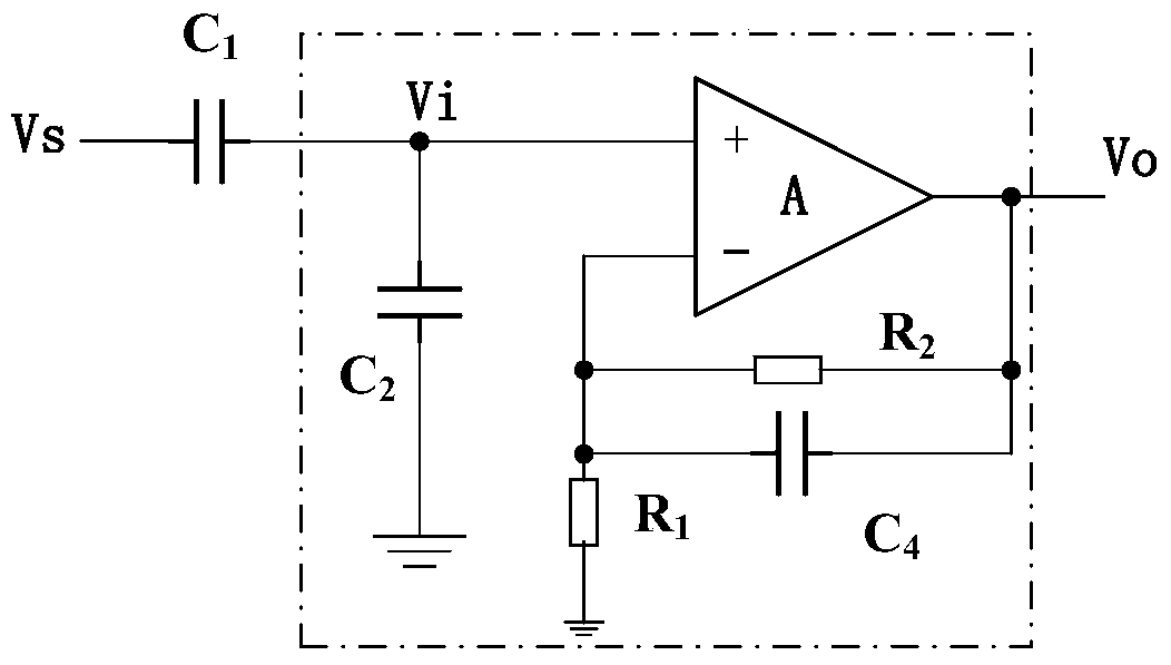 A non-contact sensor circuit