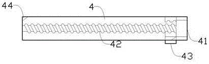 Circulatory guide type automatic and uniform wire taking-up structure