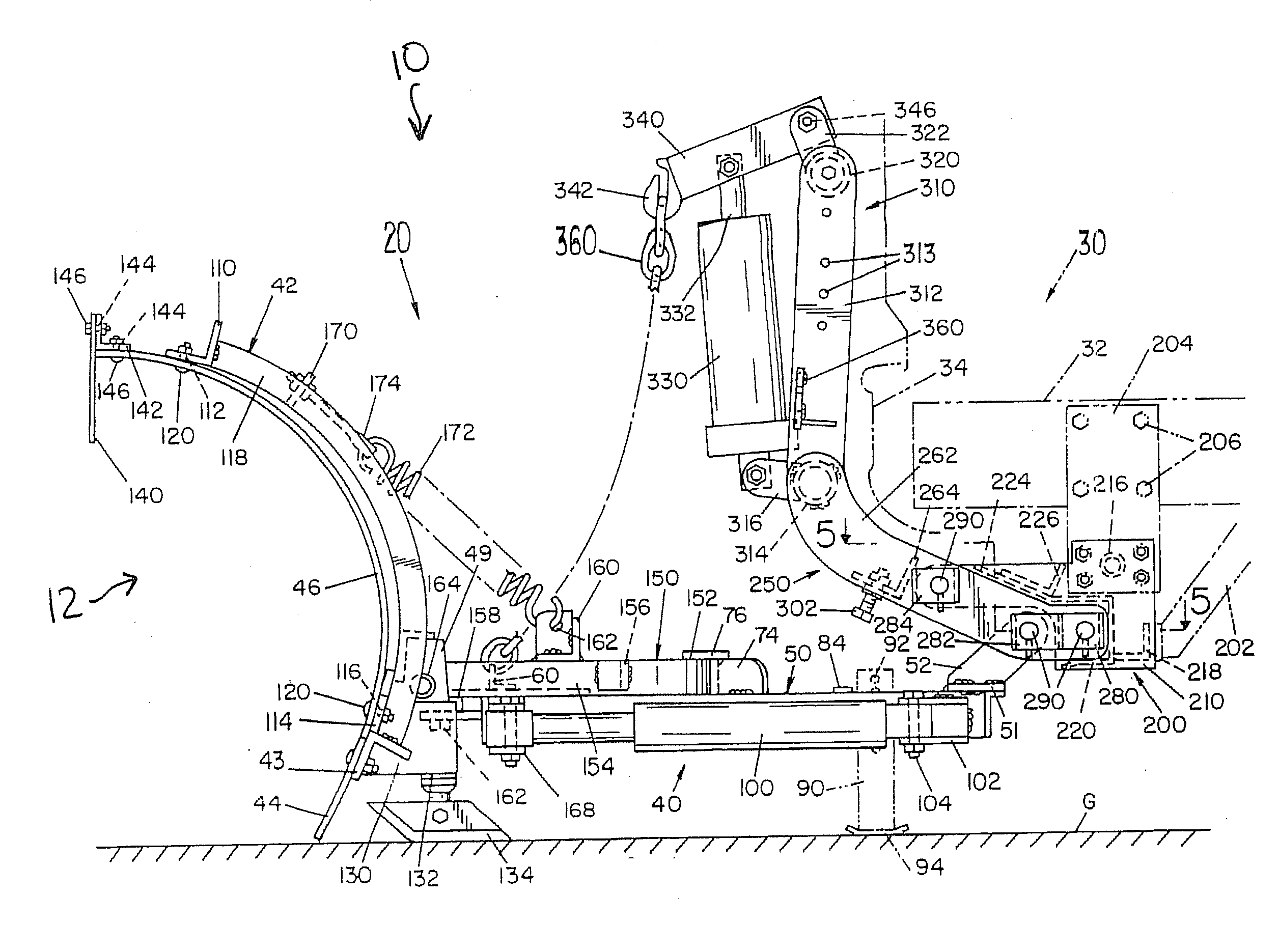 Snowplow formed of thermoplastic