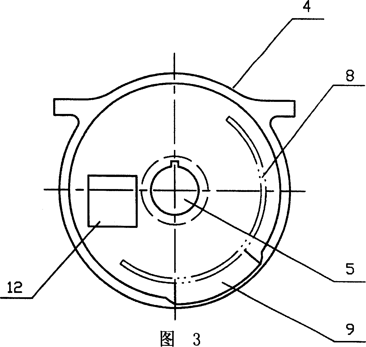 Combined internal hole precise seed dropping device