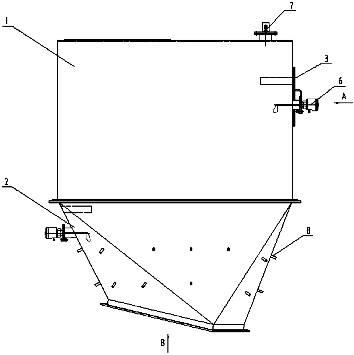 Anti-leakage storage hopper