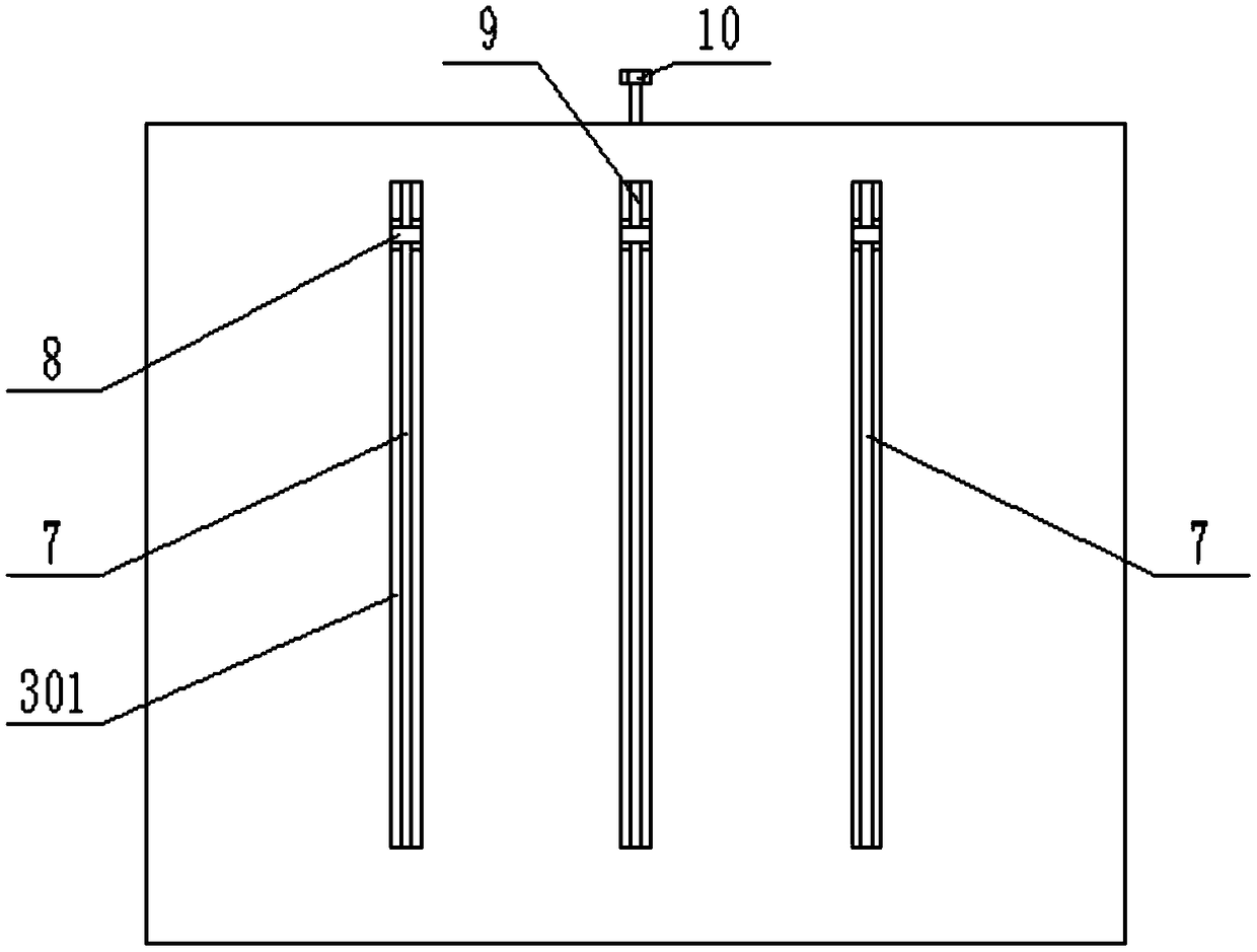 Placing rack for glass transport