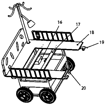 Multifunctional wheelchair capable of being converted into medical bed and control method thereof