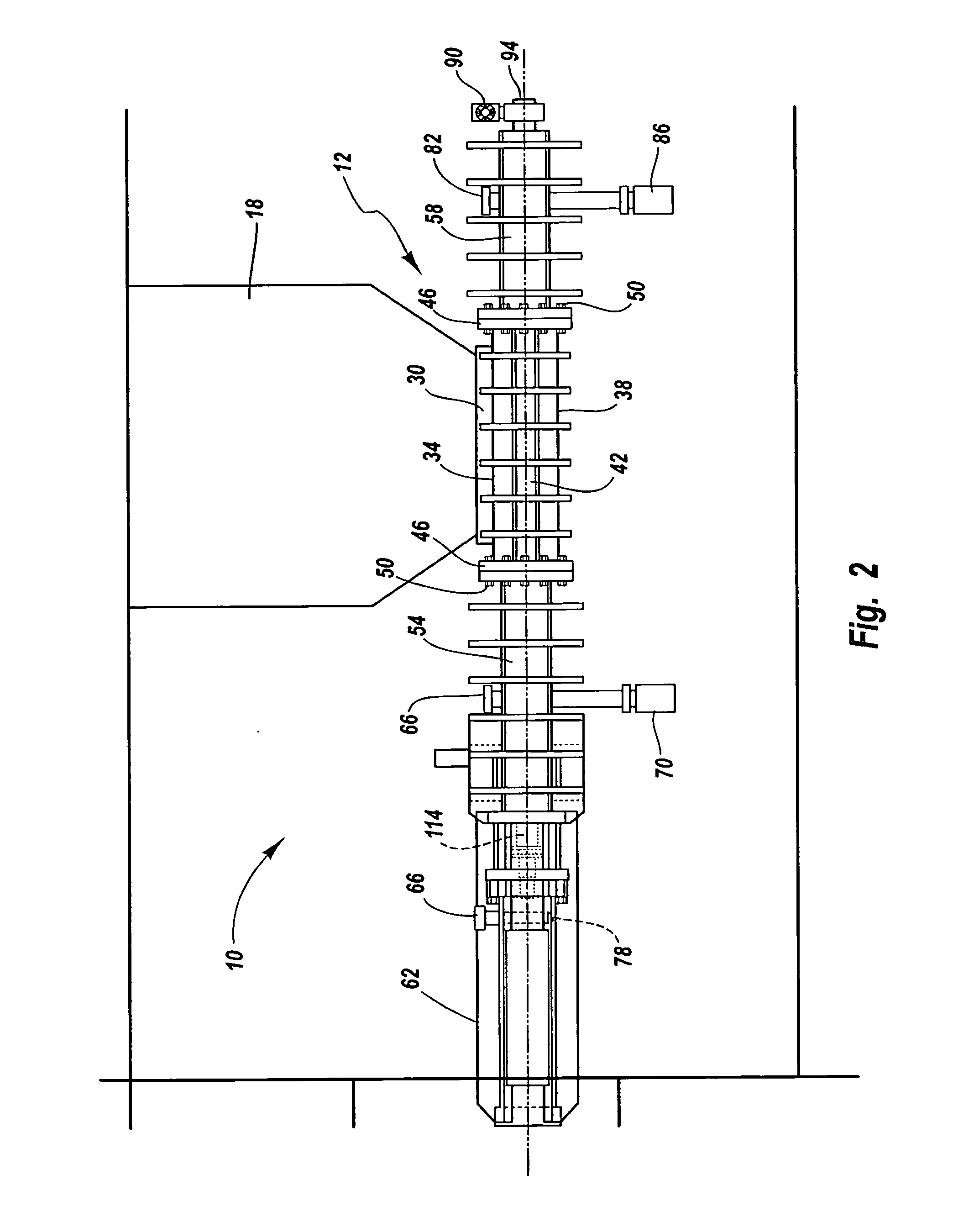 Coke drum bottom de-heading system