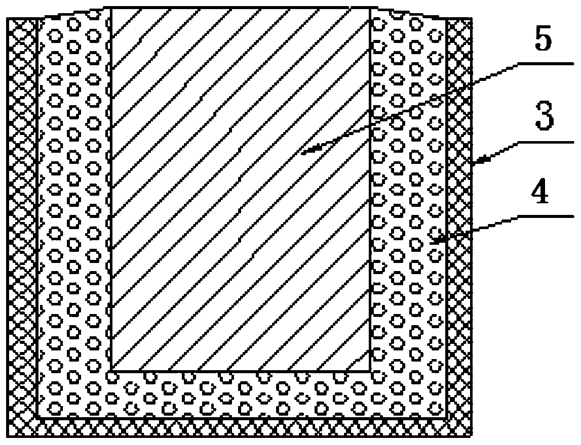 Casting molten metal smelting system and a mounting method thereof