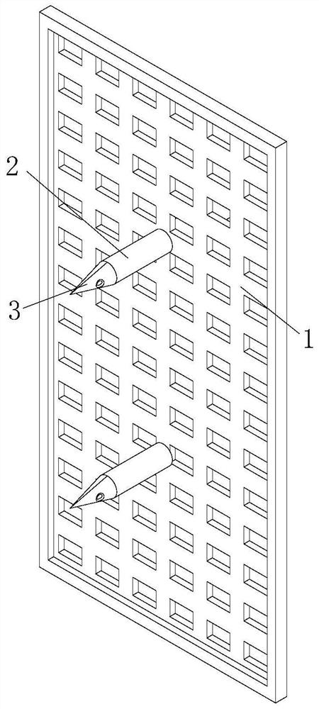 Fence device with good fixing effect for water conservancy construction