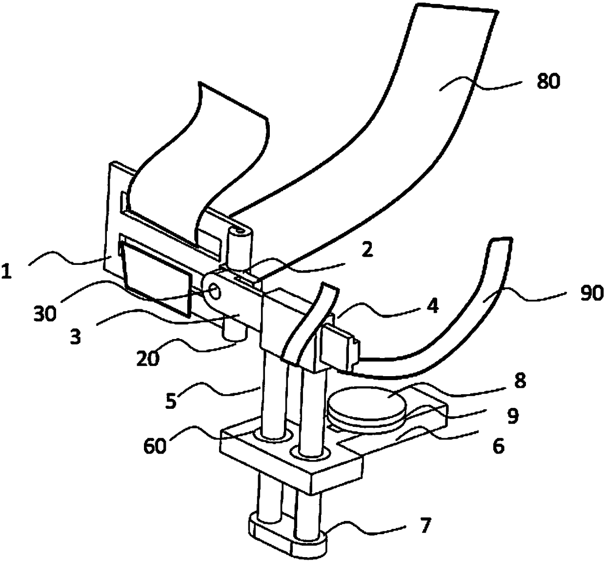 Device and method for measuring range of motion and stiffness of hallux toe