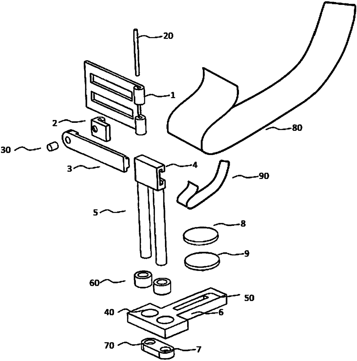 Device and method for measuring range of motion and stiffness of hallux toe