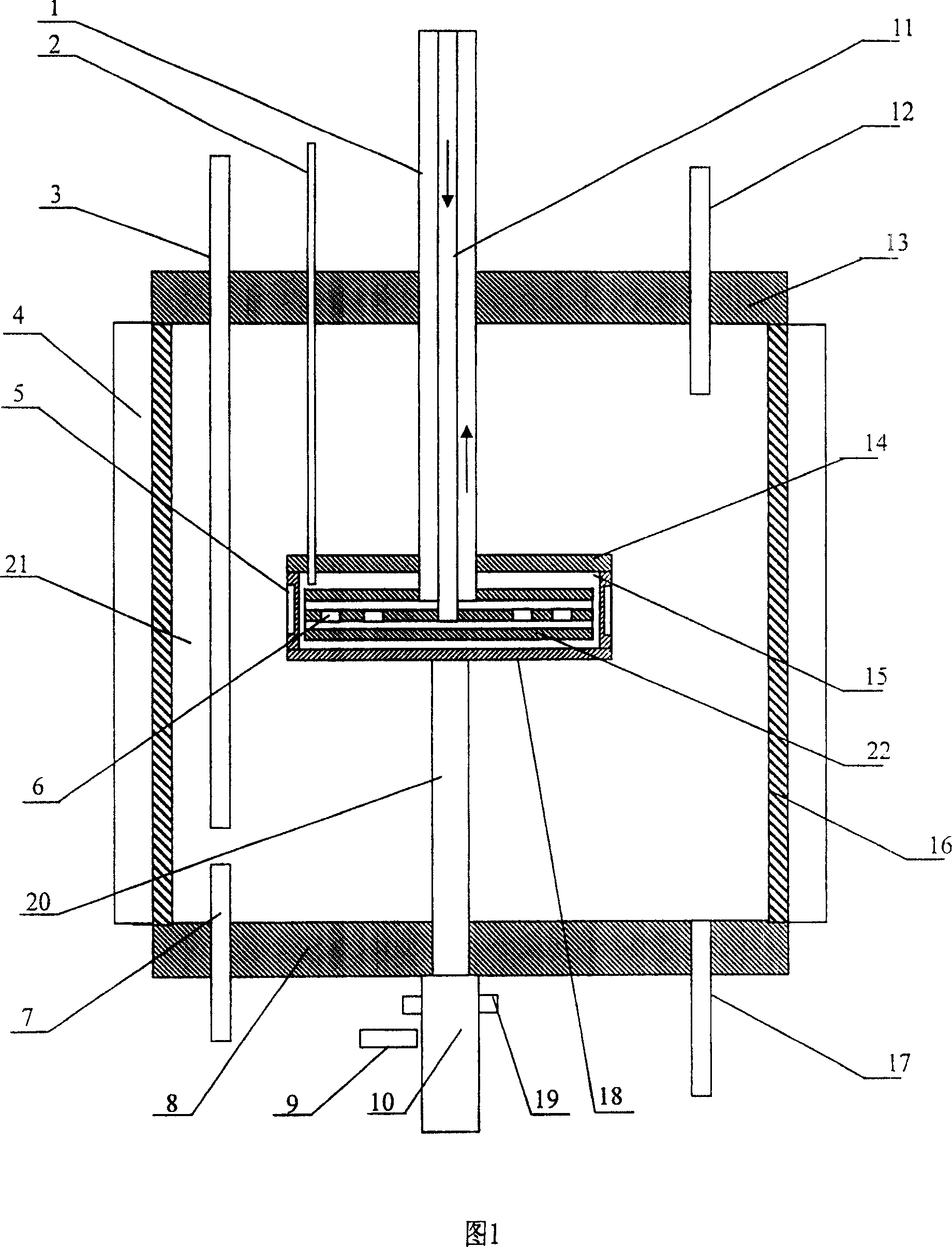 High-temp high-pressure condensation water corrosion simulated experiment device