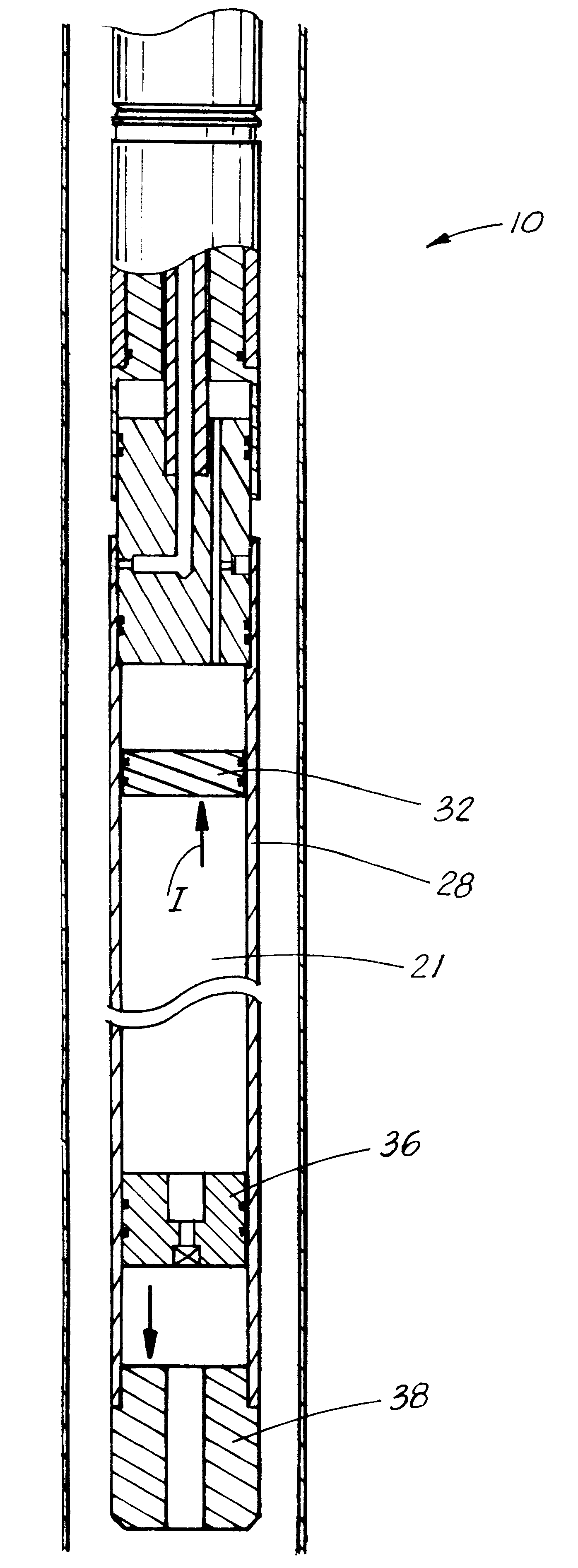 Gas operated apparatus and method for maintaining relatively uniformed fluid pressure within an expandable well tool subjected to thermal variants