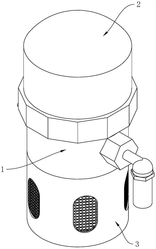 Automatic drainer shell structure