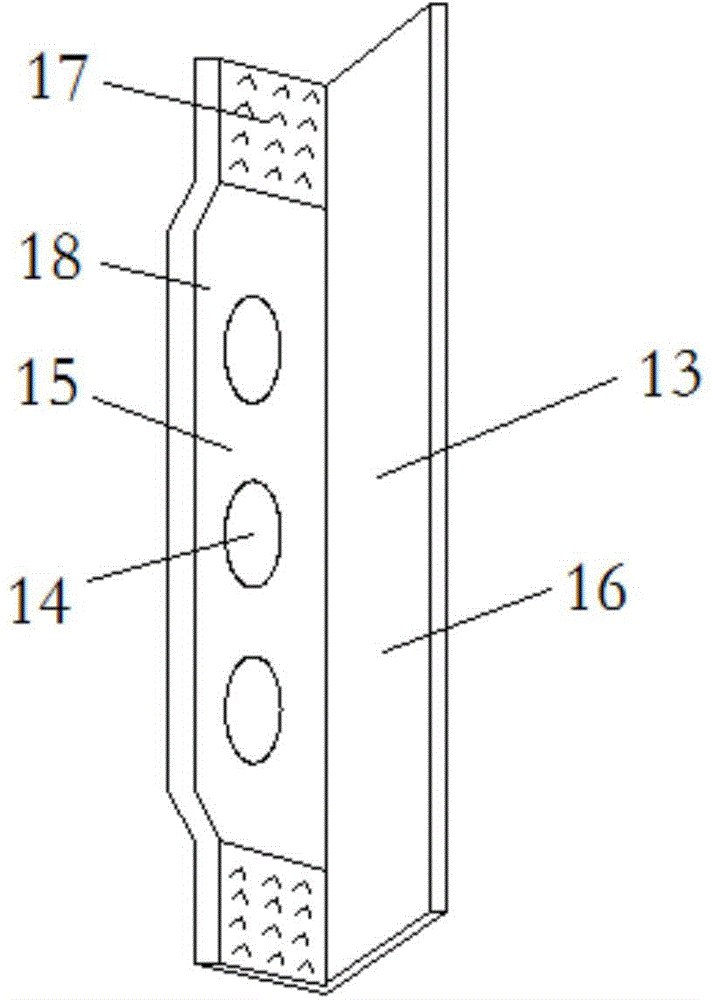 Hinge reinforcing mechanism of test bench cabinet