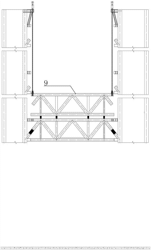 Lifting construction method of plurality of steel galleries between towers