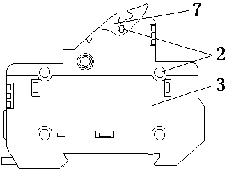 Disconnecting switch with fusing indication lamp