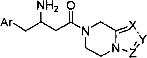 Beta-amino tetrahydropyrazine, tetrahydropyrimidine and tetrahydropyridine used as dipeptidy peptidase inhibitors for curing or preventing diabetes