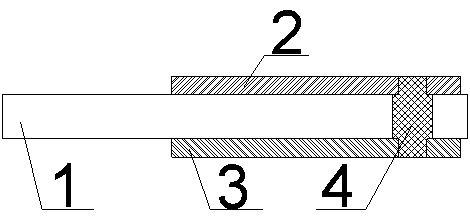 A kind of opposite-side cascade semiconductor chip device and cascade method