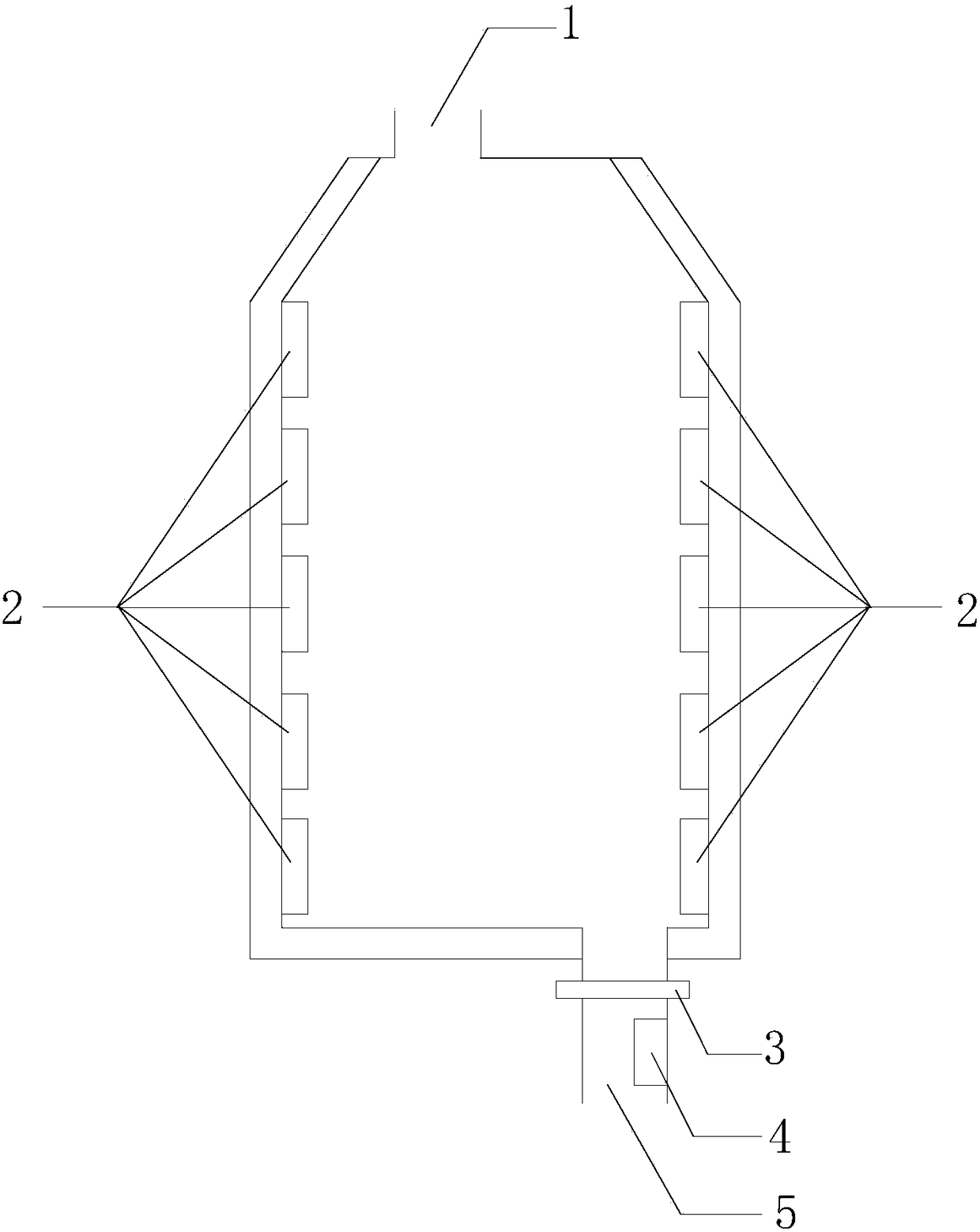 A temperature control blanking system