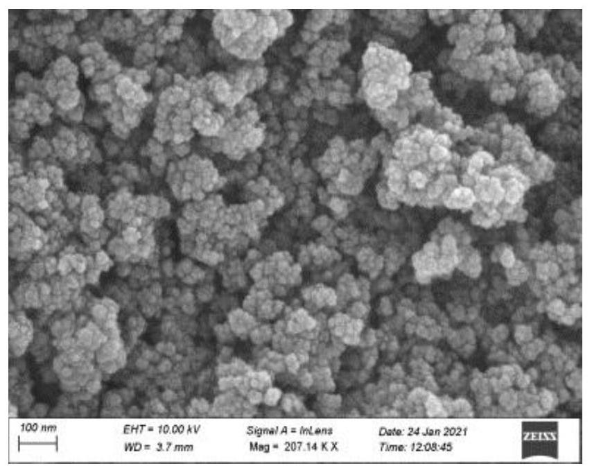 Method for extracting and determining chlorogenic acid in fruit juice by using novel magnetic imprinting material