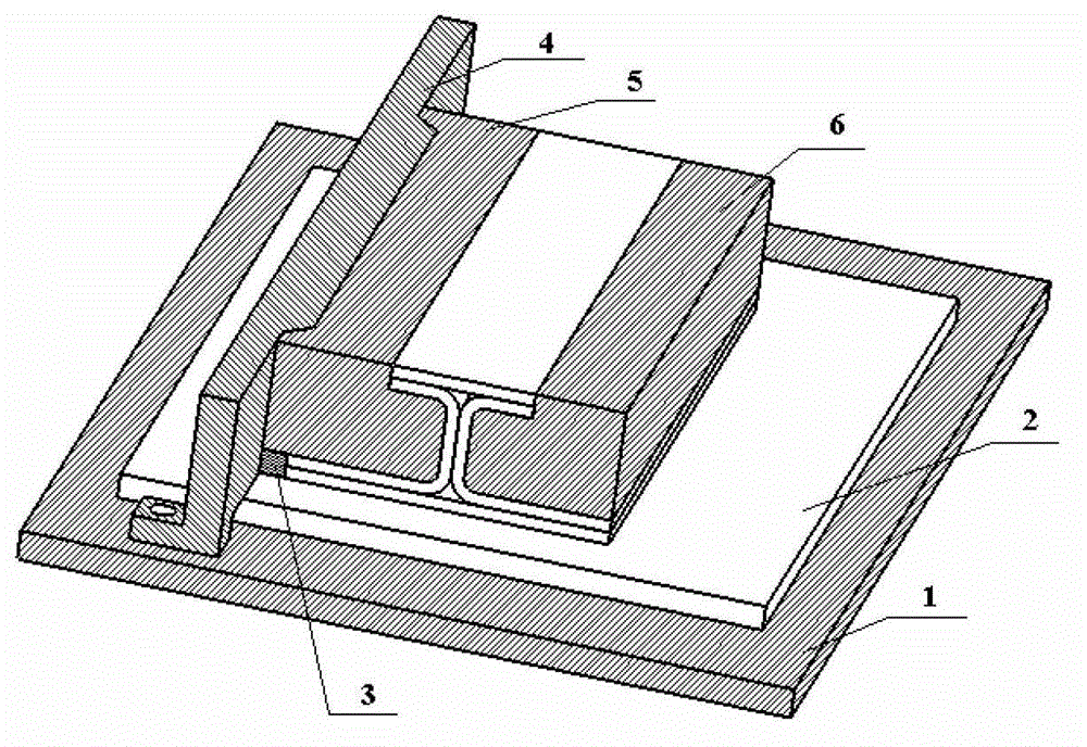 Method for forming control of long joist axial line of composite material stiffened wall panel