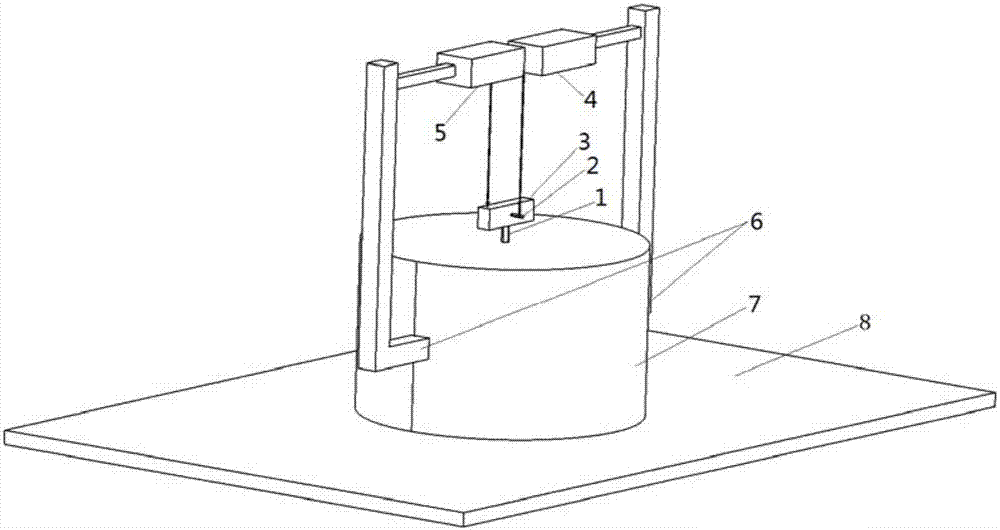 System for testing inherent frequency of vibration of supermicro device and testing method thereof