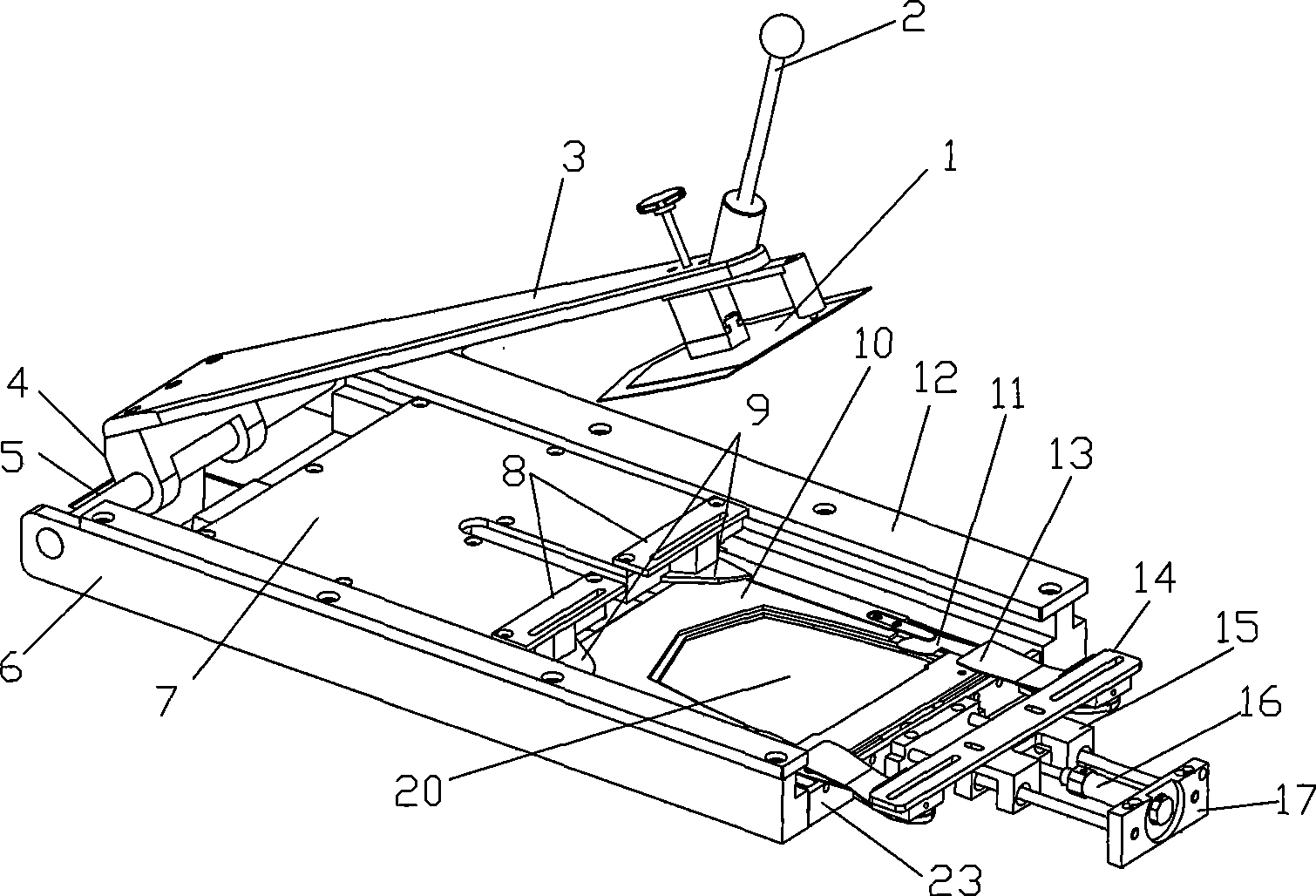 Automatic edge folding mechanism of whole ironing equipment