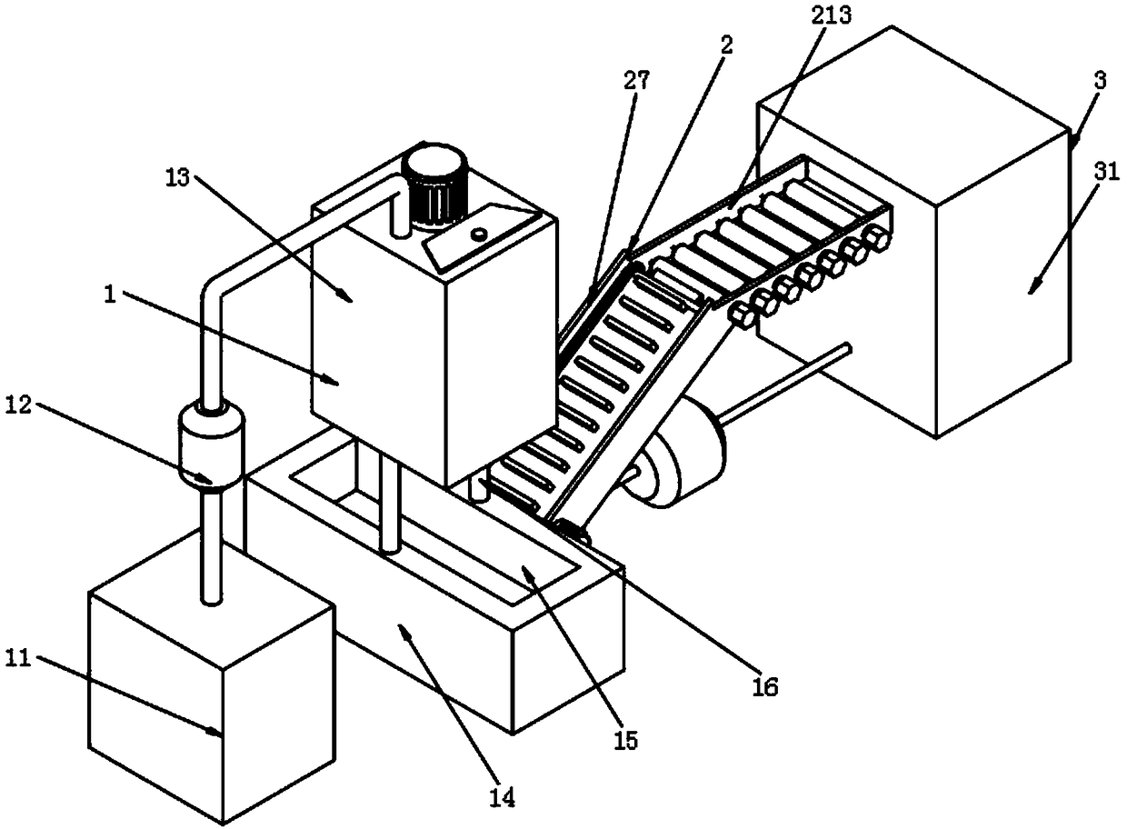 Cleaning and separating device for pigskin as raw material for manufacturing collagen